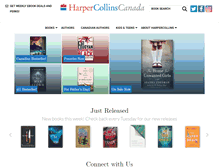 Tablet Screenshot of harpercollins.ca